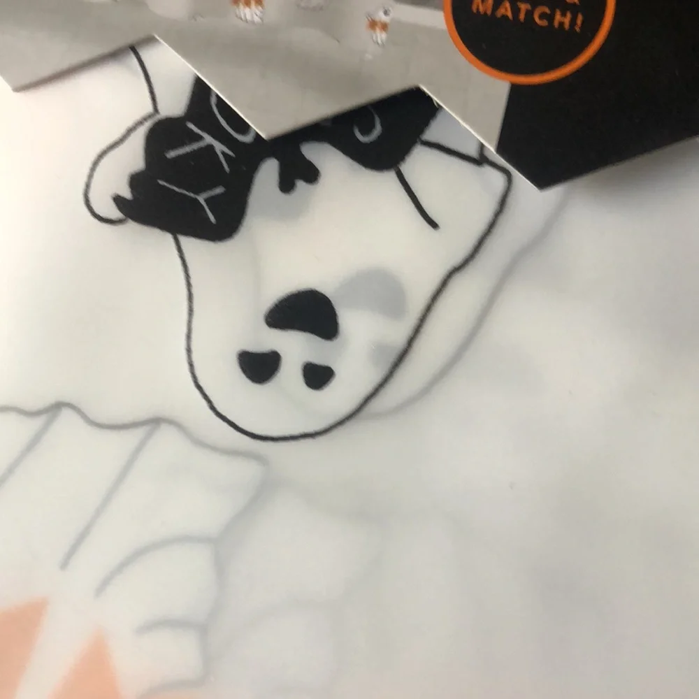 Envogue Halloween Ghost Shower Curtain Set